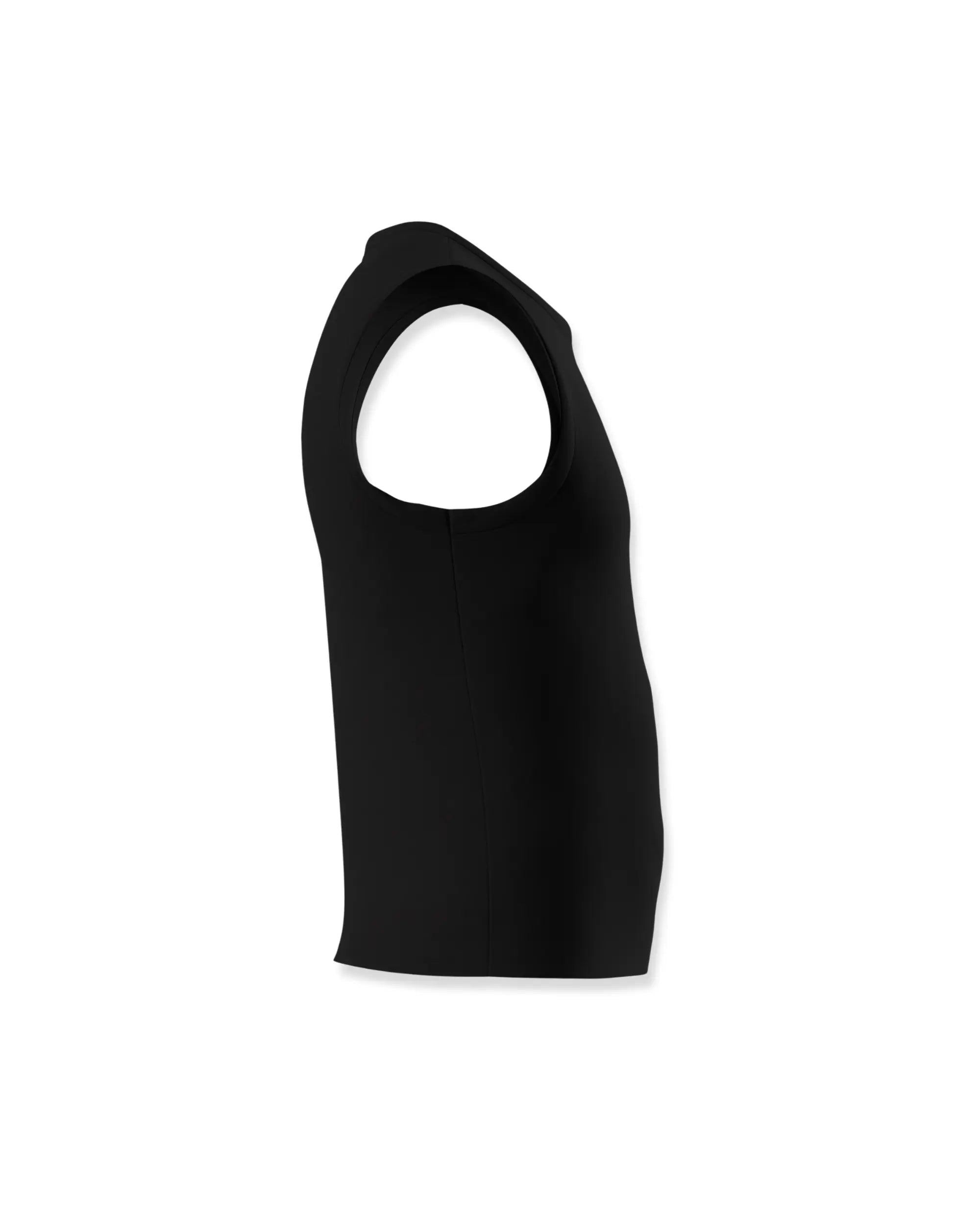 Sleeveless Tee – Noor Black - Ekvaar