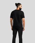 V-Neck T-Shirt – Black