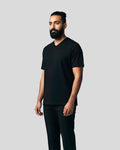V-Neck T-Shirt – Black