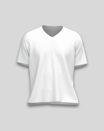 Rui White V-Neck T-Shirt