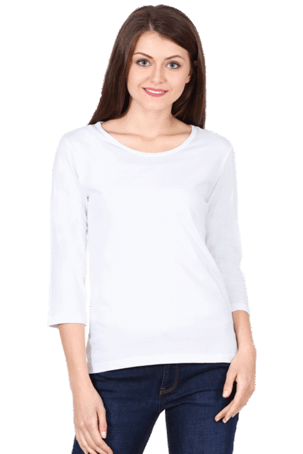 White Full Sleeve T-Shirt