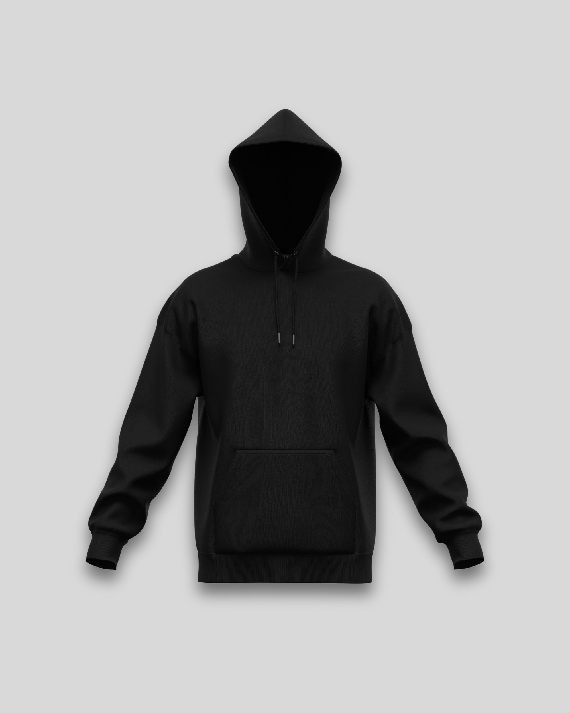 Noor Black Oversized Hoodie