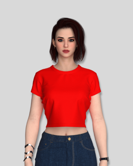 Red Crop Top