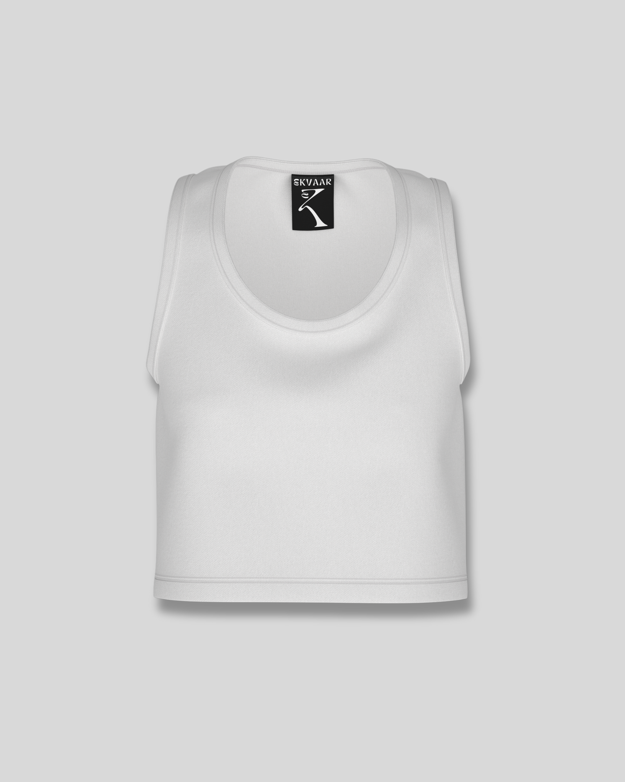 White Crop Tank