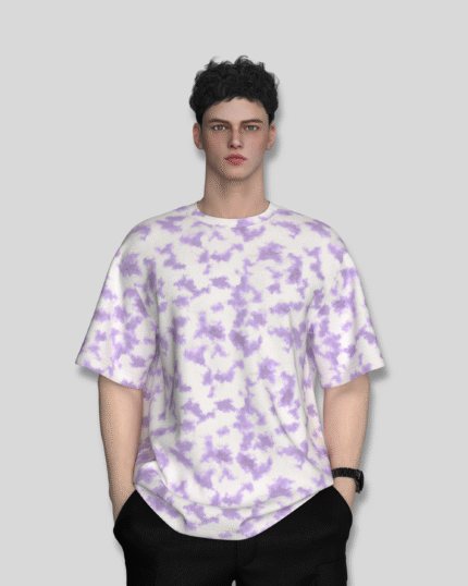 Rui Lavender Tie Dye Oversized T-Shirt