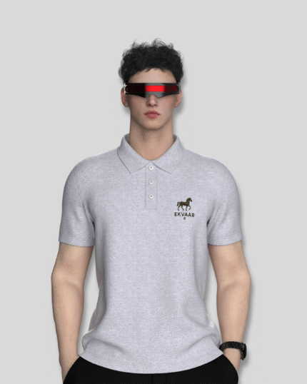 Horse Polo – Grey Melange Edition