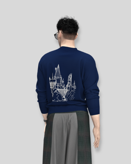 Hogwarts Legacy Oversized Sweatshirt – Navy Edition