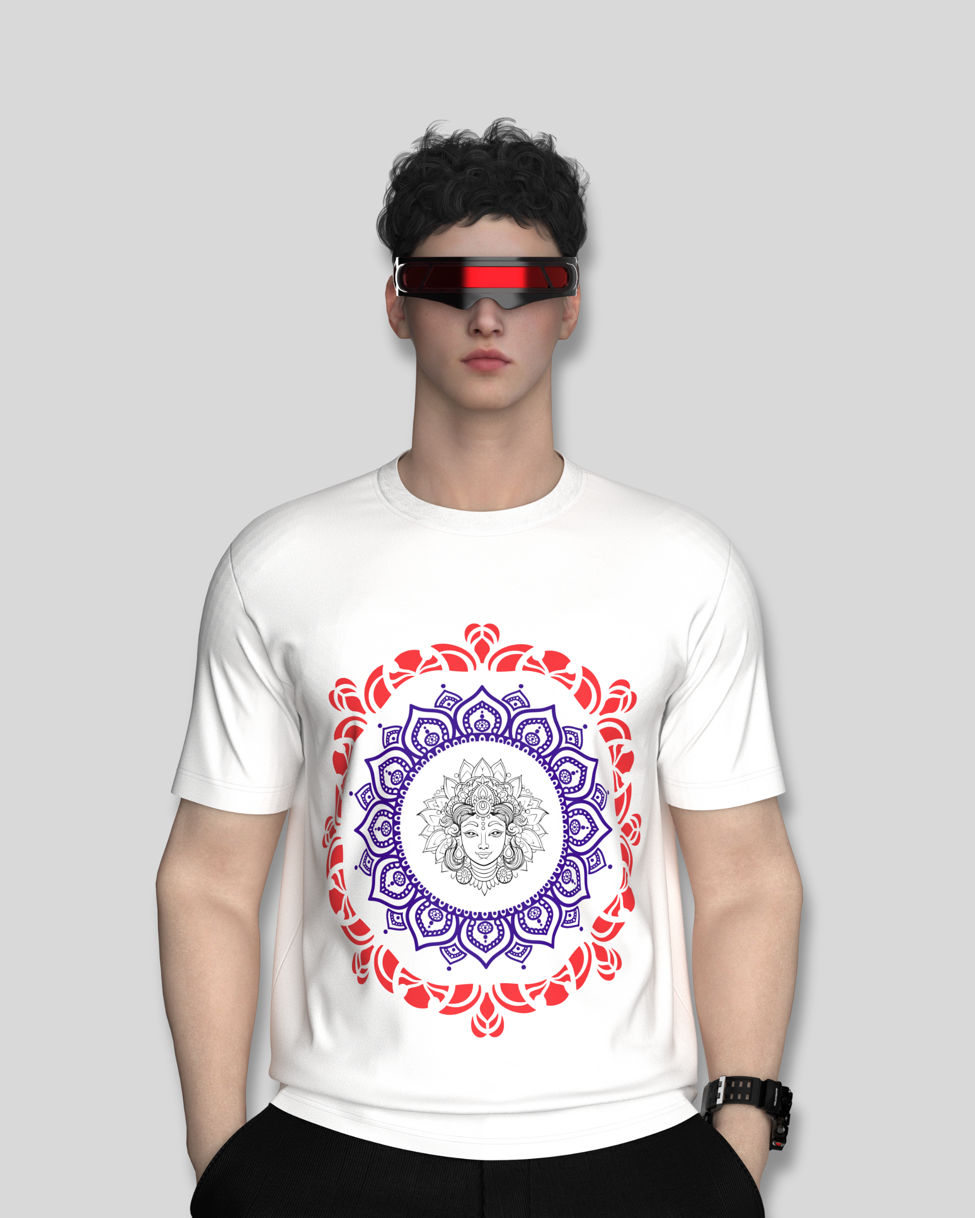 Devi Mandala Supima Tee – Rui White Edition