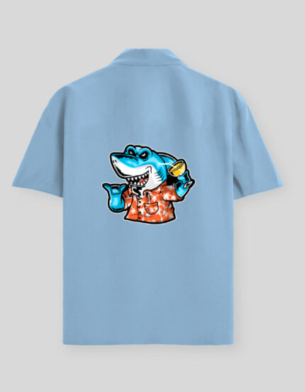Holiday Shark Oversized Shirt
