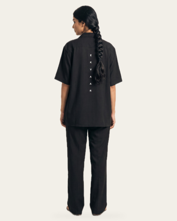 Column Oversized Shirt