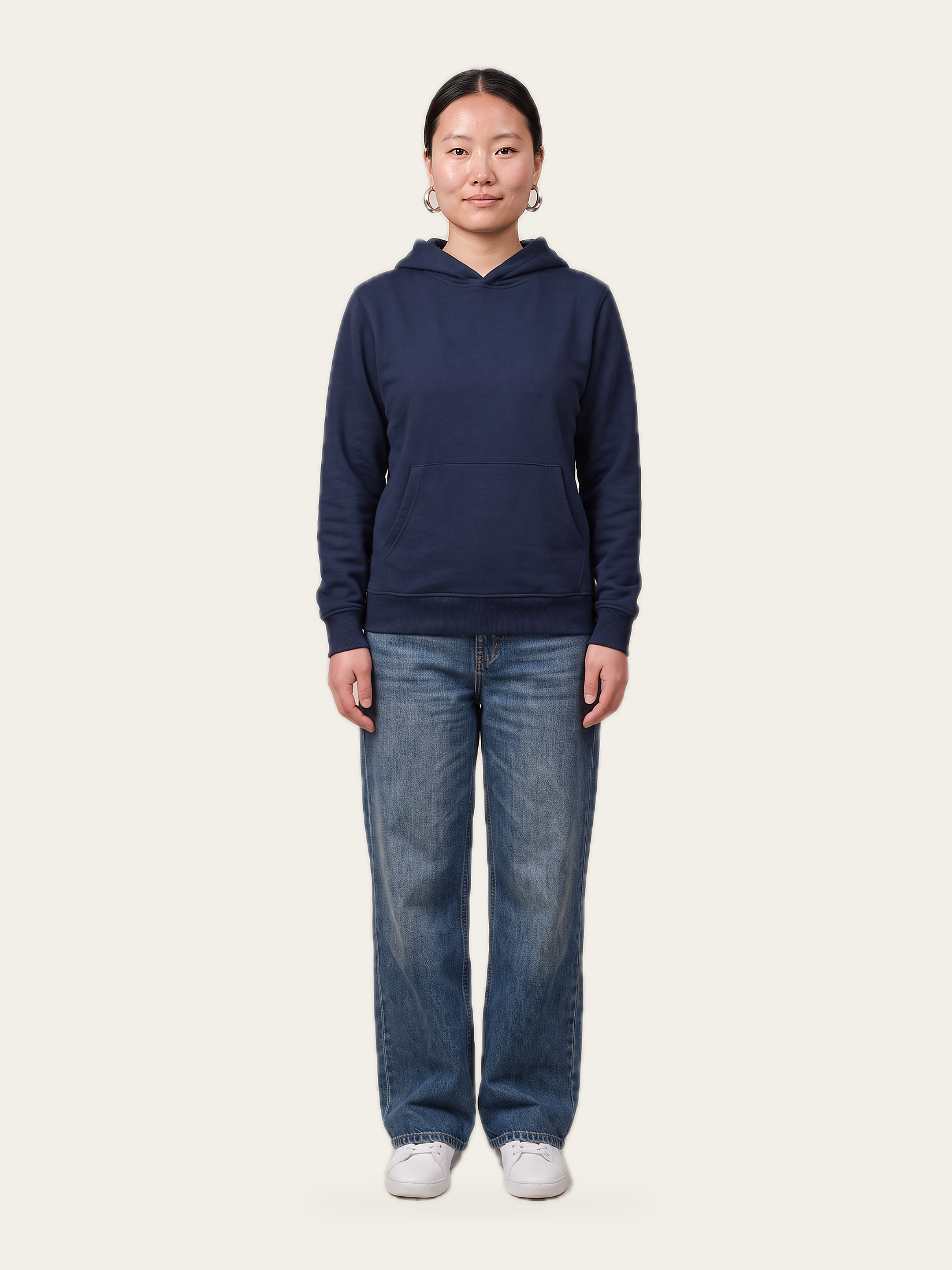CORE Pullover Hoodie in Neel Blue, a soft terry pullover for the weekend