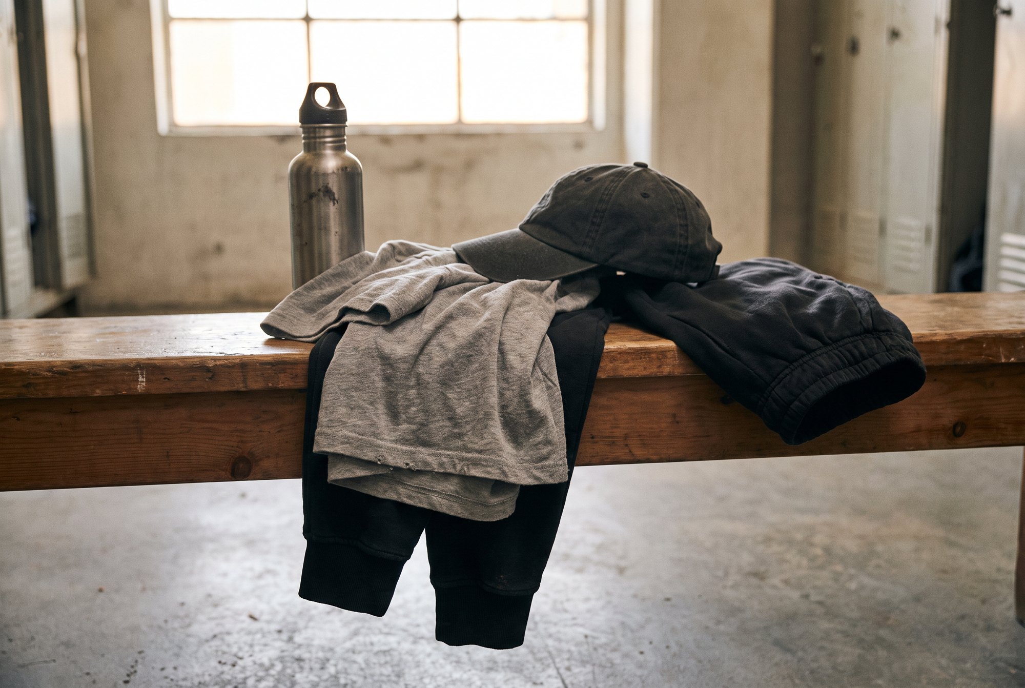A grey tee