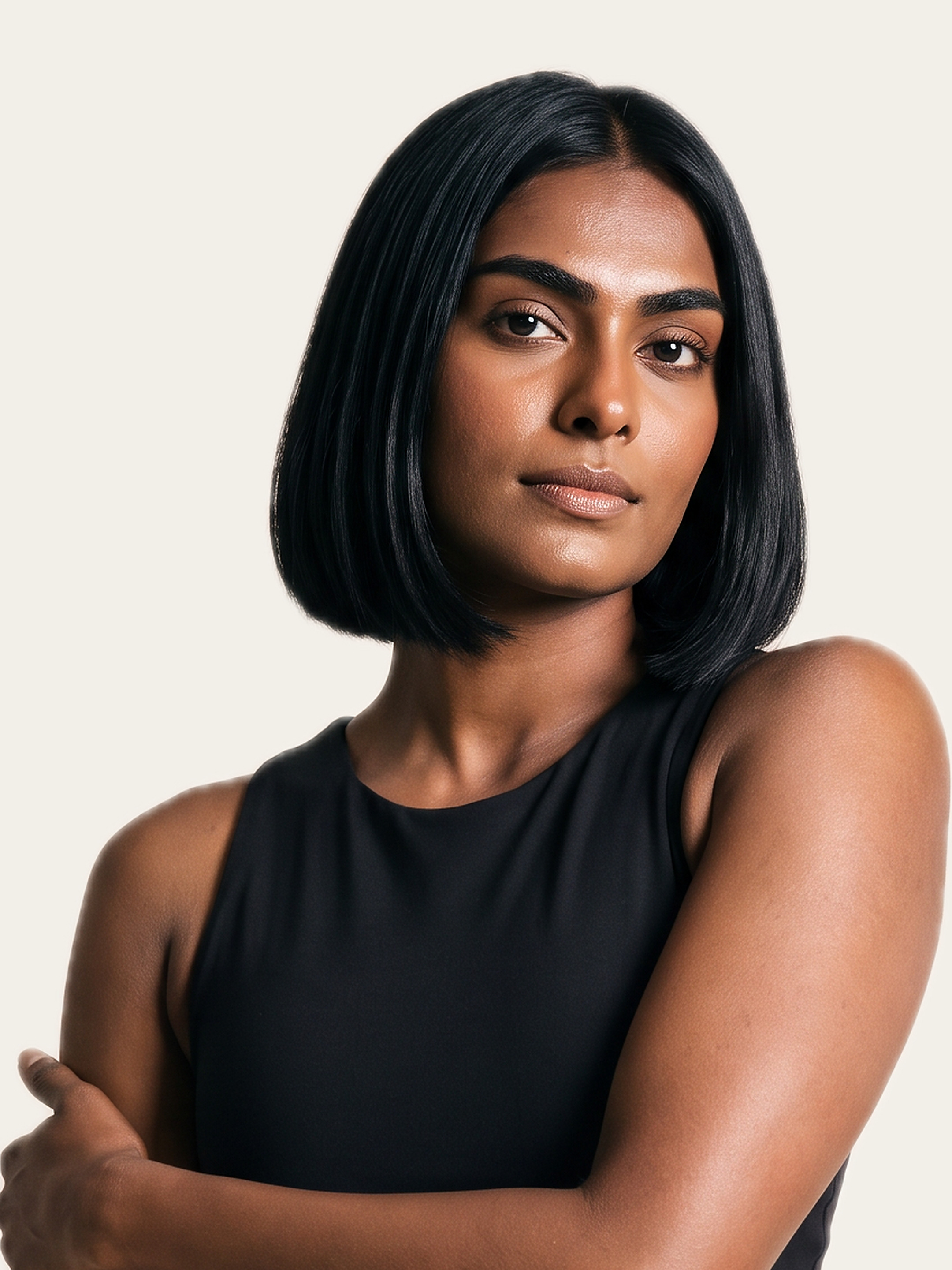 MOVE Sports Crop Top in Noor Black