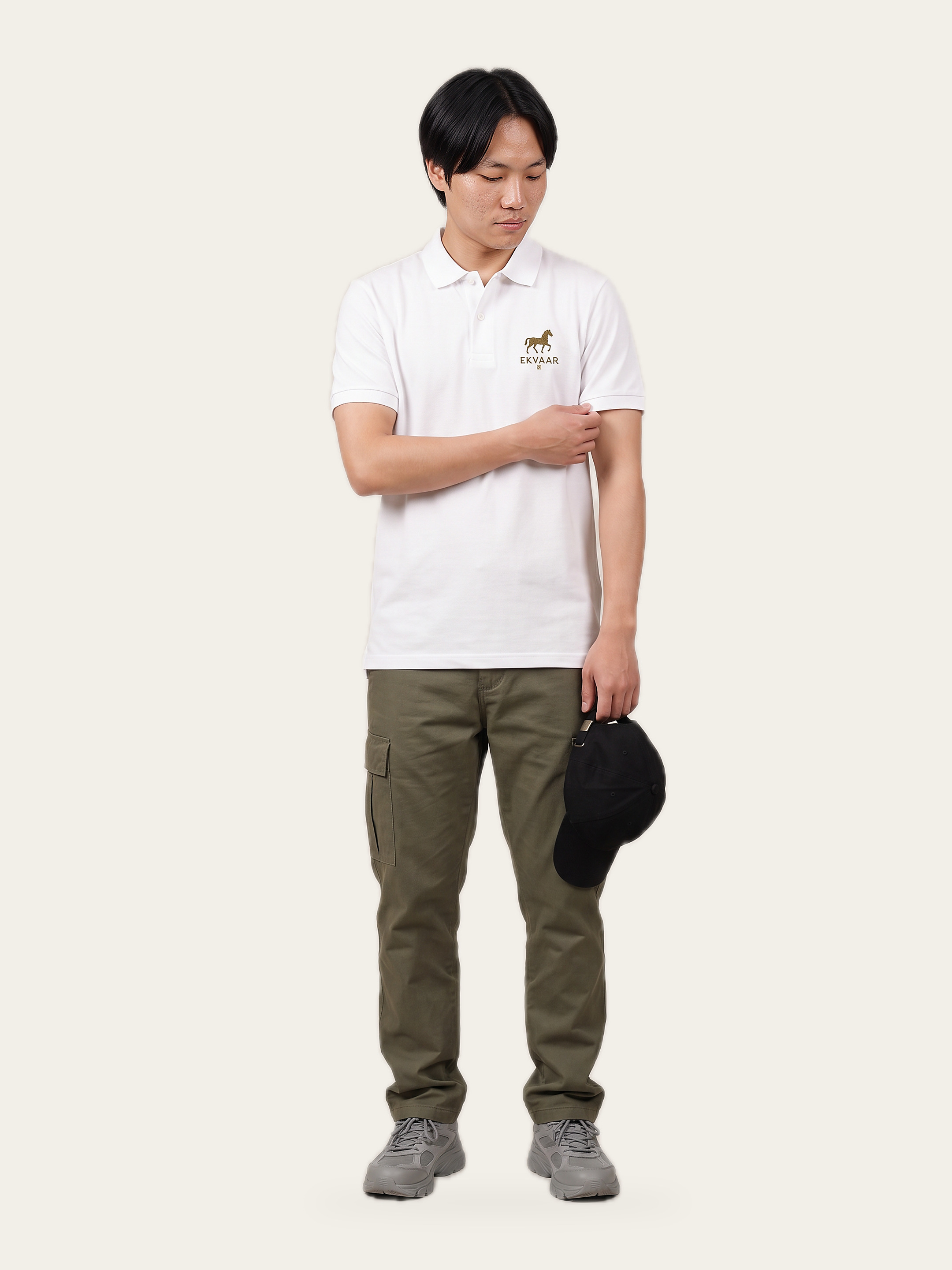 SIGNATURE Polo in Rui White, a fresh colour for a creative job interview
